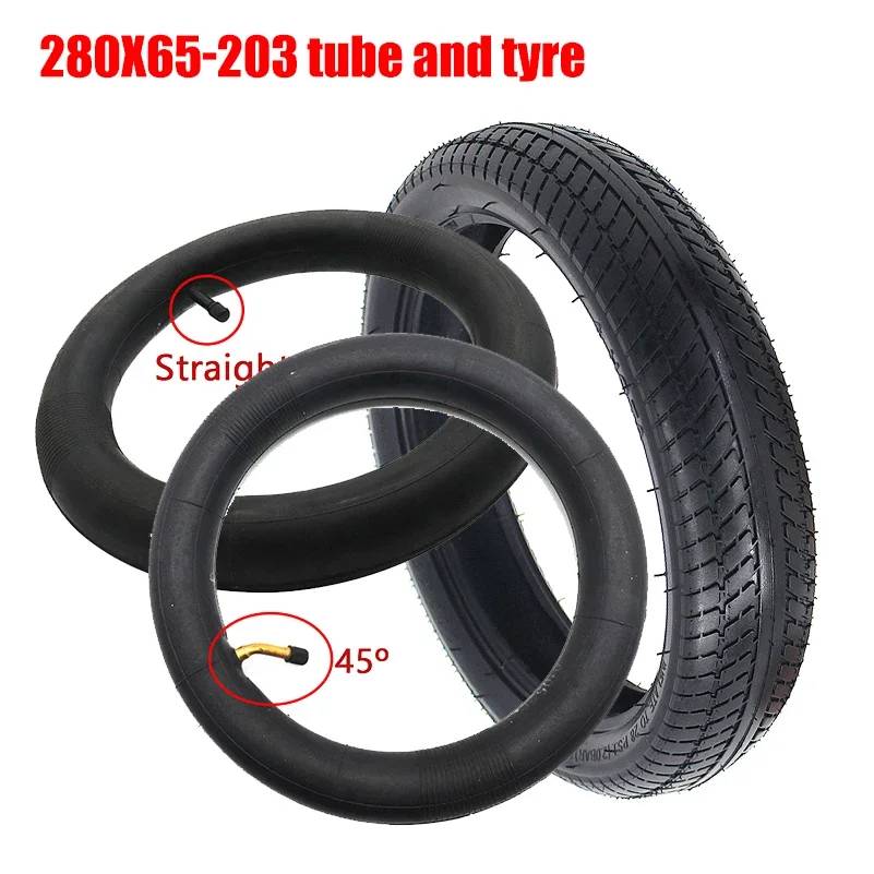 280x65-203 Tyres 12inch Outer Tyre  Inner Tube For Children's Tricycle Trolley, Pneumatic 280*65-203