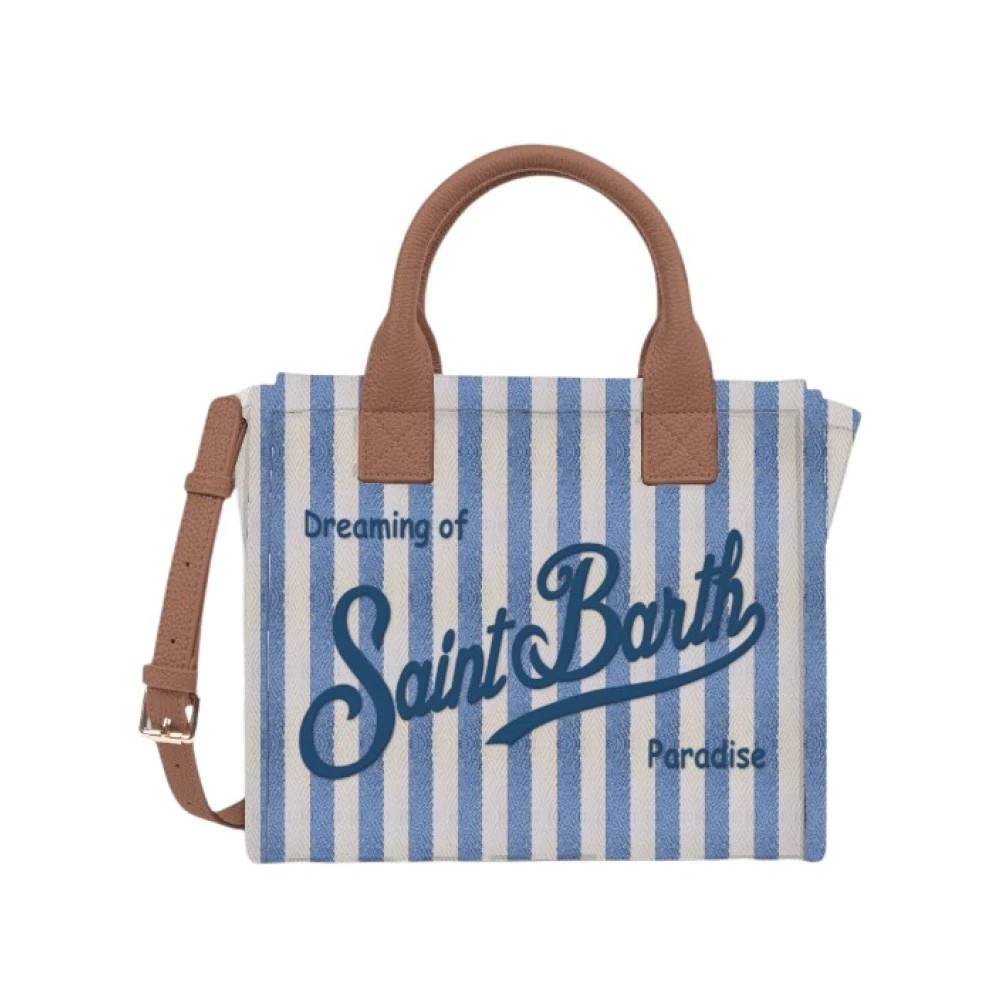 Saint Barth Skuldertaske - Tasker - unisex - Blå - ONE SIZE - Uld