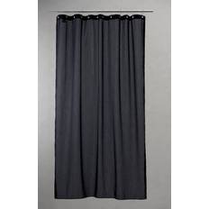 Luksus badeforhæng fra GARTEX by COMPLIMENTS MED EKSTRA LÆNGDE - LINES BLACK 99