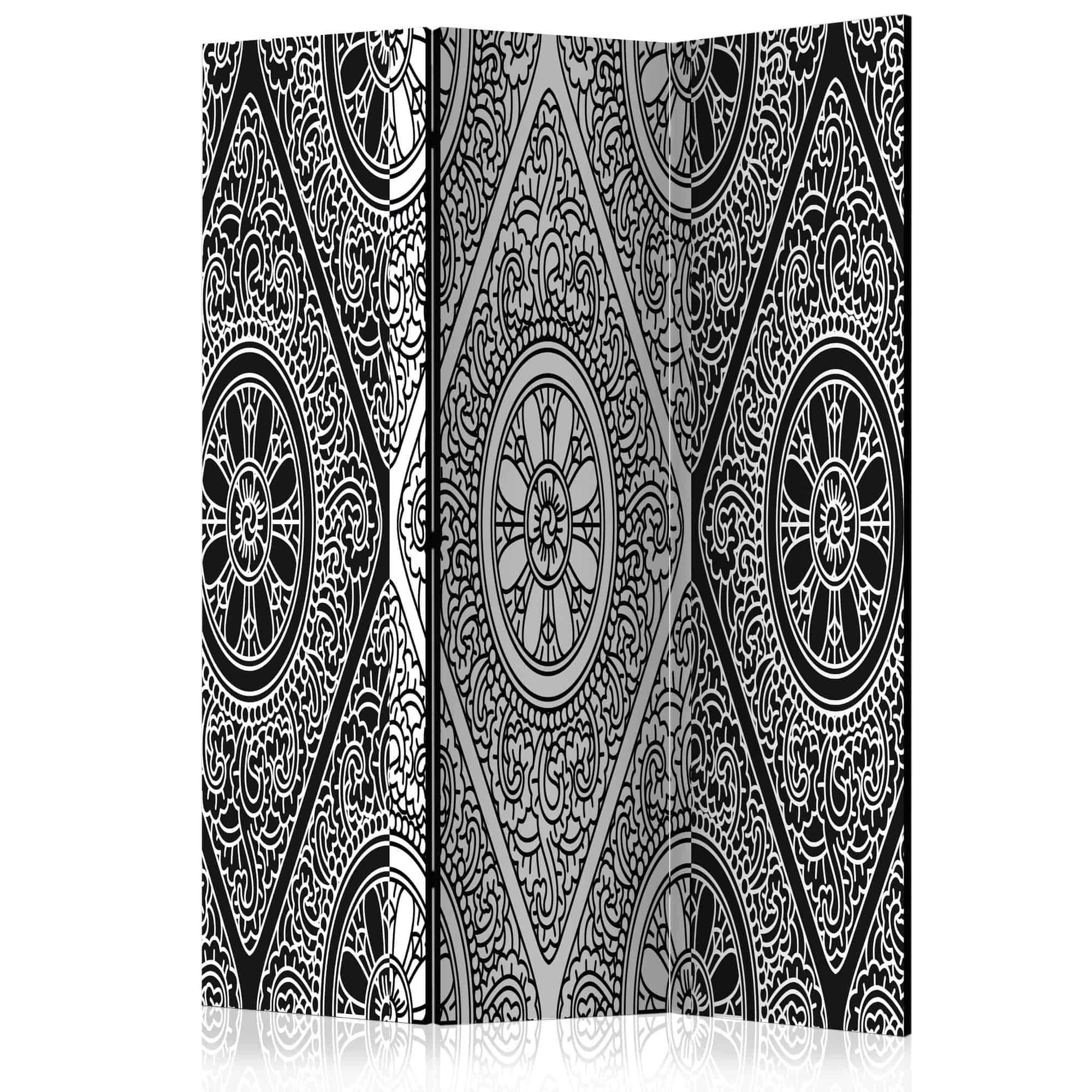 Skærmvæg Ethnic Monochrome