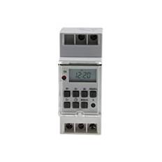 ChiliTec Timer digital för toppskenor kontrollpanel 230 V/16 A timer installation för kopplingsbox programmerbar för dag vecka LC-display veckotimer