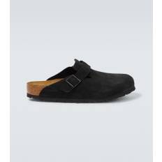 Birkenstock Boston SBF suede mules - black - EU 45