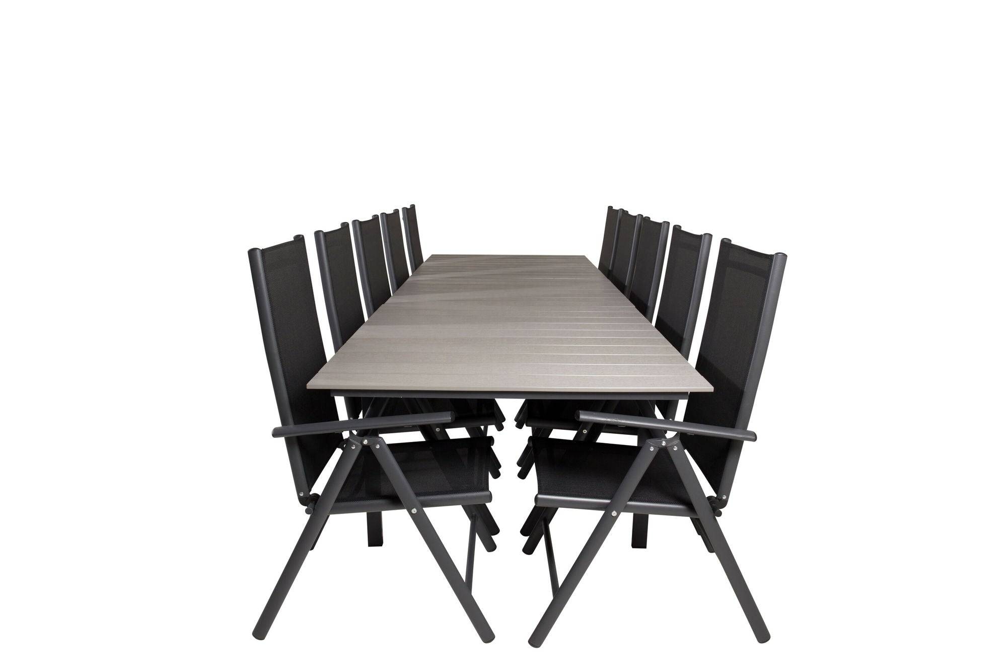 Venture Home Levels bord 229/310 - Black/Grey - Break 5:pos stol - Black/Black 10