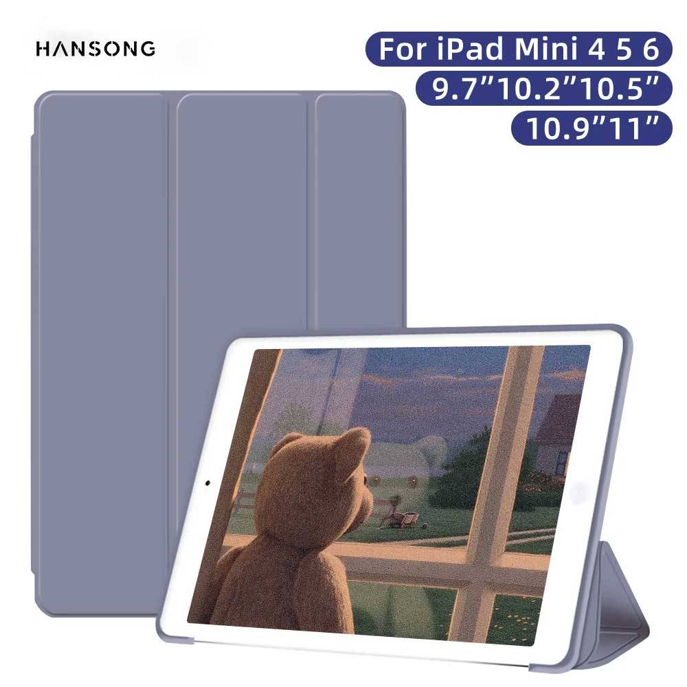 For iPad 10.2 Case 7/8/9th Generation Cover For 9.7 5/6th Air 2 Pro 11 1st/2nd/3rd/4th Air 4/5 10.9 Wake Up From Sleep Funda