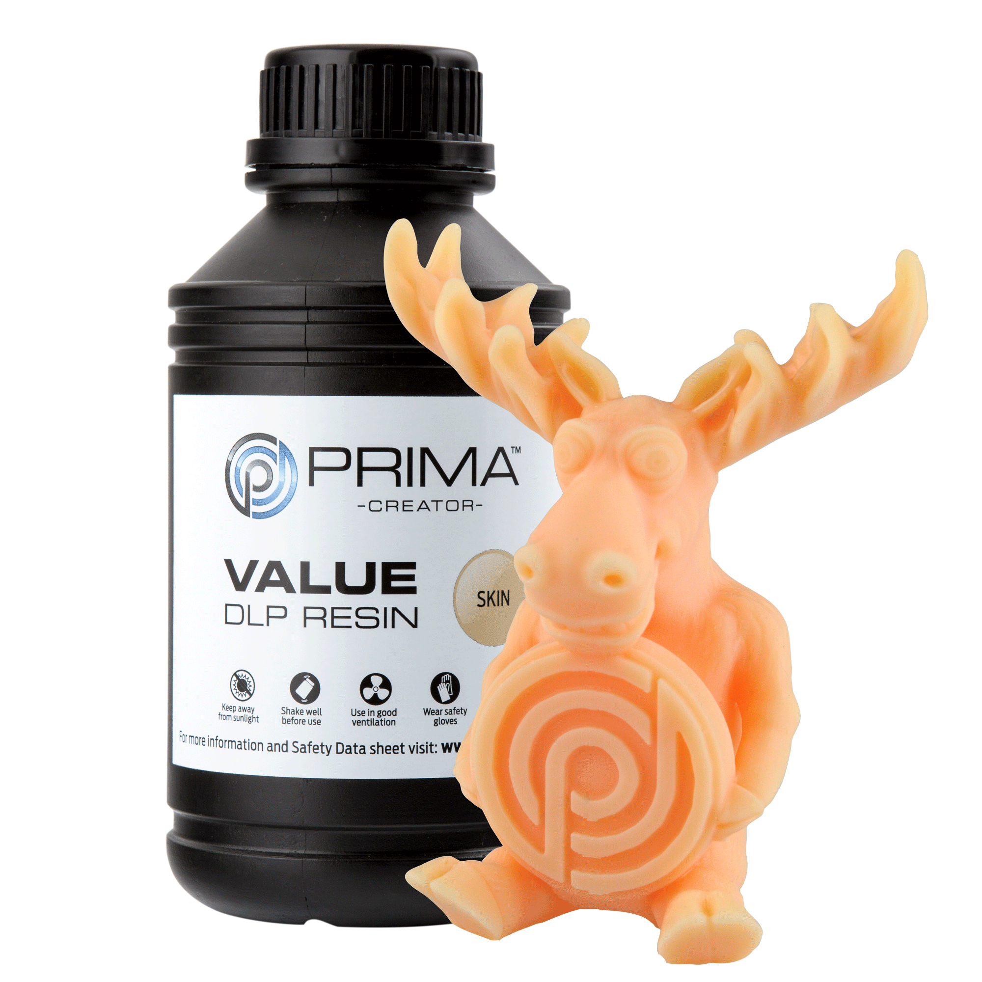 PrimaCreator Value UV / DLP Resin - 500 g - Skin