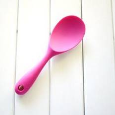 Silikon ris sked, kökssked, riskokare, ris spis, non-stick ris, ris sked, ris spade, anti-skållning - Röd