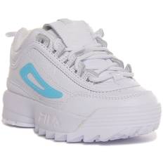 Fila Disruptor Ii In White Blue For Kids - 11 UK - 29 EU - 11.5C US / White Blue