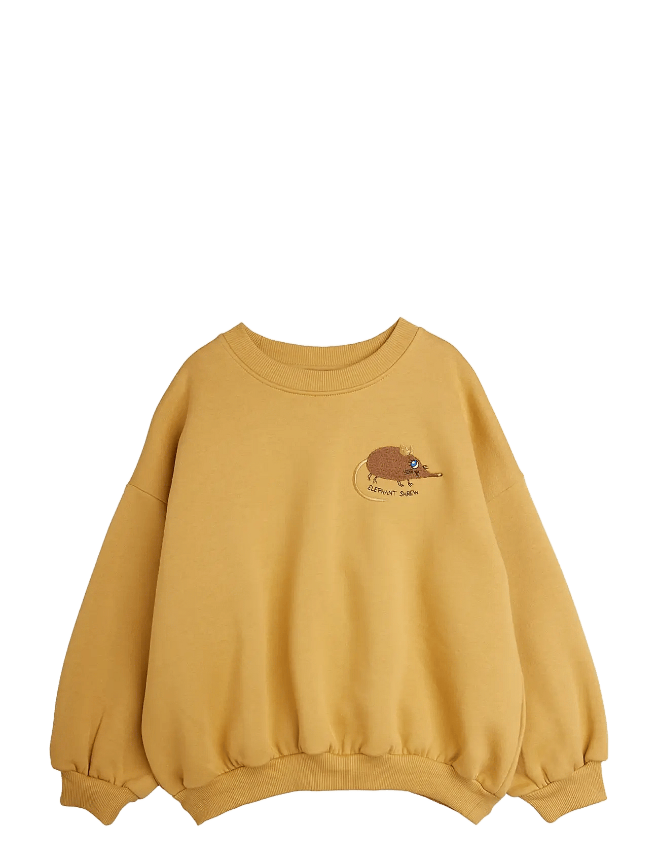 Mini Rodini Elephant Shrew Emb Sweatshirt - Beige - 116/122