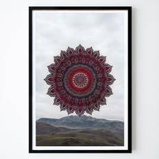Natur Poster: Mandala över Bergen av Linus Rosen