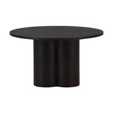 Olivia Soffbord 80 cm Runt - Svart Matbord & köksbord Venture Home