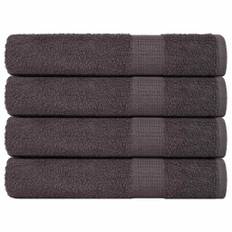 håndklæder 4 stk. 100x200 cm 360 g/m² 100 % bomuld antracitgrå