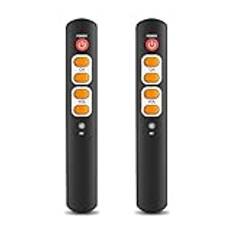 Puleuroy 2 Universal 6-Knapps Smart Fjärrkontroll IR-Kopiering Lärofunktion Fjärrkontroll för TV, STB, DVD, DVB, VCR B