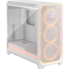 Fractal Design Meshify 3 XL Ambience Pro RGB PC kabinet (hvid)- På fjernlager - Klar levering