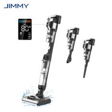 JIMMY PW11 All-In-One Cordless Vacuum & Washer, 400W Strong Power, Single Brush Roll, Hot Air Fast Drying PW11 svart/silver