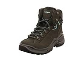 LOWA Stövlar medium Renegade EVO GTX MID Ws S, asfalt Tuerkis, 41 EU smal