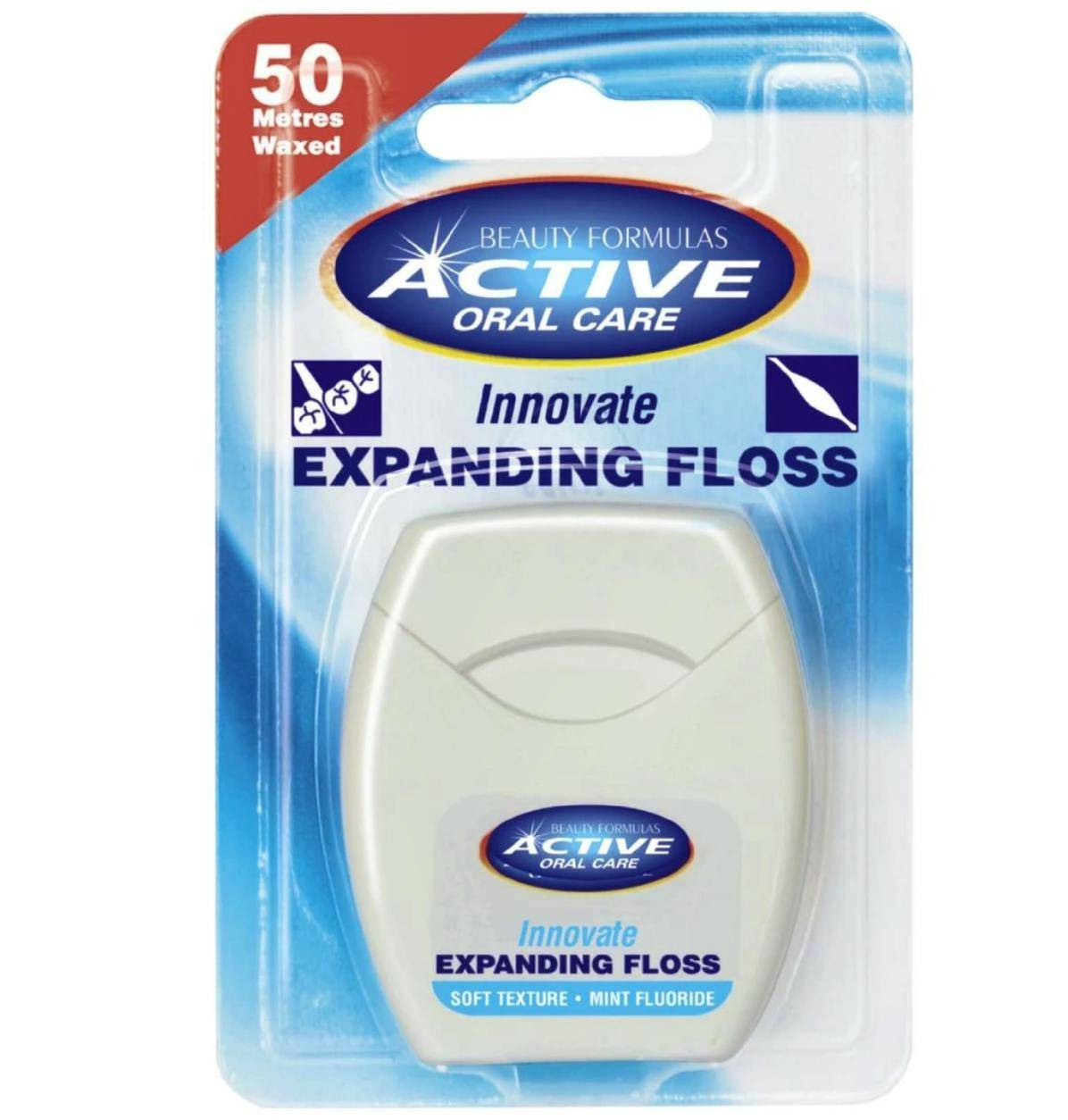 Active Oral Care Innovate Mint Fluoride Expanding Floss 50 ml