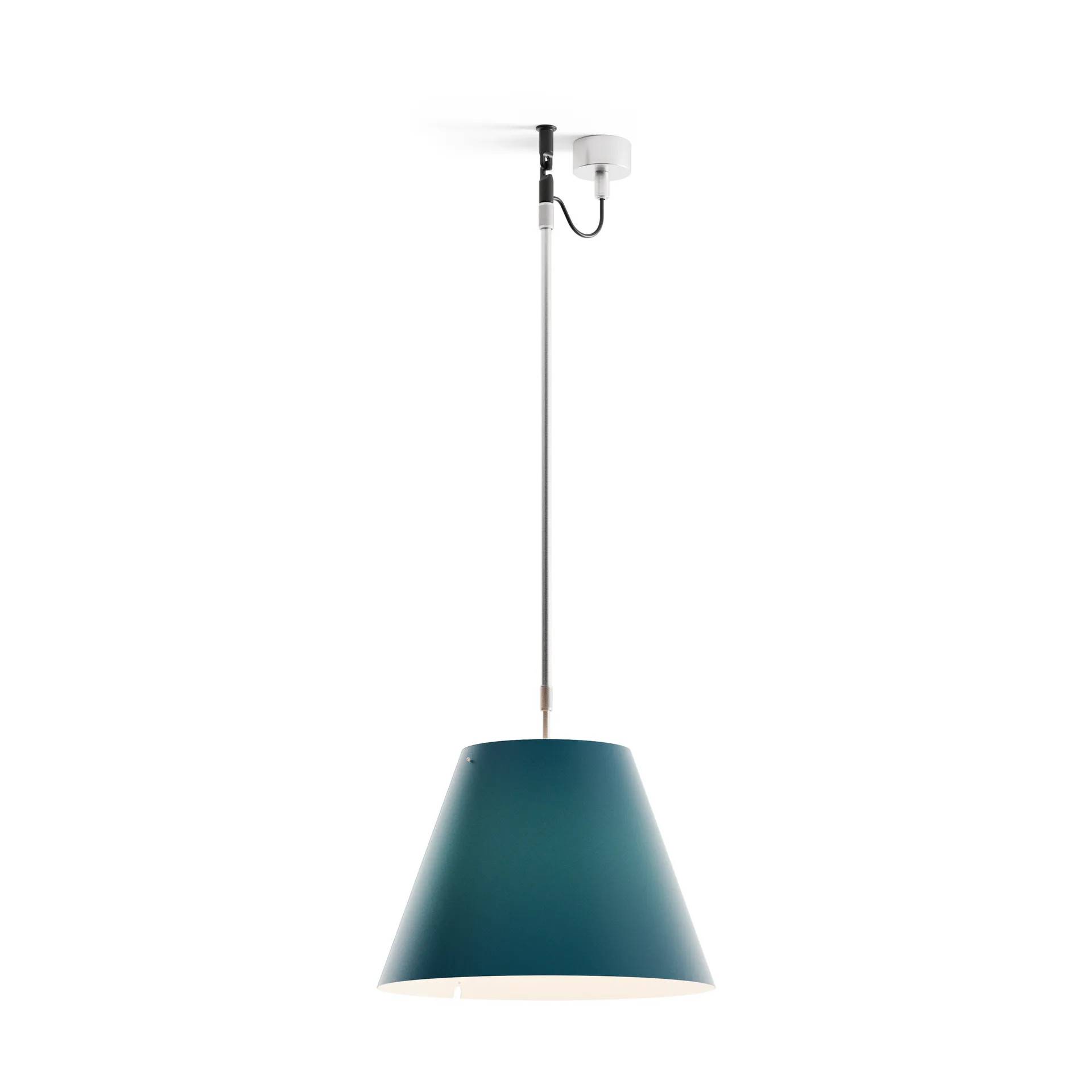 Luceplan Costanza D13 s pendel petroleum blue - Blå