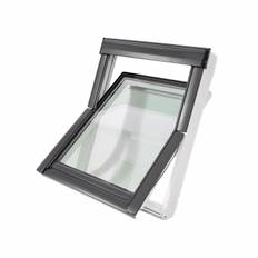 VELUX GLU 0061 CK04 55x98 pakke INTEGRA elektrisk, 3-lags standard lavenergi rude, vippevindue, hvid polyuretan