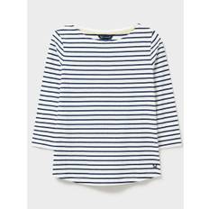Crew Clothing Crew Clothing Company White 100% Cotton Essential Breton Stripe Top