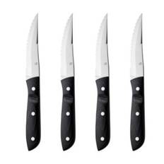 Gense – Old farmer – Steakkniv XL 4 stk. Sort/Stål