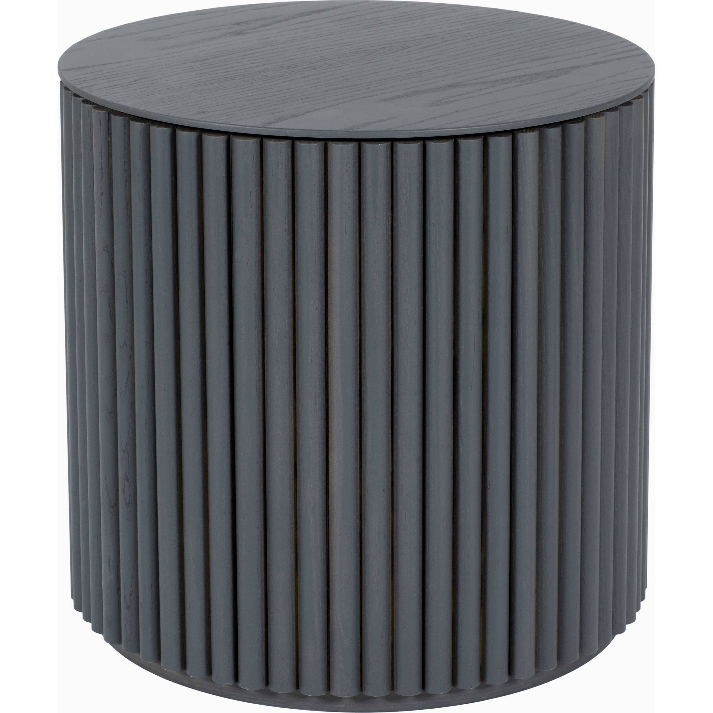 Asplund Petit Palais Sidebord 42 Cm Mørkegråbejdset - Sidebord & Aflastningsbord Ask Dark Grey Stained Ash - PPST42APU8.