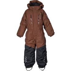 Isbjörn of Sweden Kids' Penguin Snowsuit Chocolate, 92