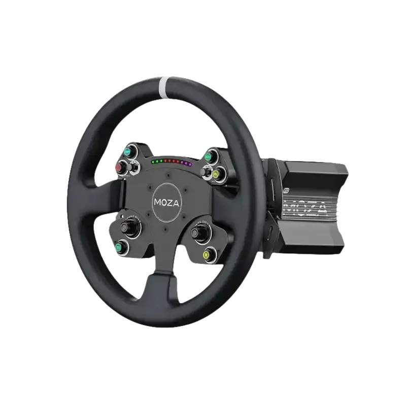 MOZA Racing R12 Direct Drive Wheel Base - V2 + CS V2P Steering Wheel – Bundle