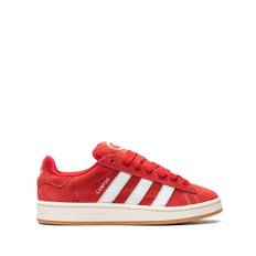 adidas - Campus 00s Grey/White sneakers - unisex - mocka - 5.5 - Röd