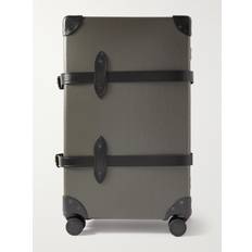 Globe-Trotter - Centenary Check-In Leather-Trimmed Trolley Case - Men - Gray