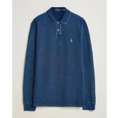 Polo Ralph Lauren Custom Slim Fit Long Sleeve Polo Shirt Dark Indigo