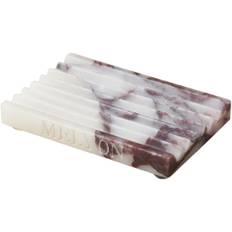 Melyon Melyon Marble Calacatta Viola Soap Dish 0008 Str 12cm x 8cm - Sæbeskåle hos Magasin