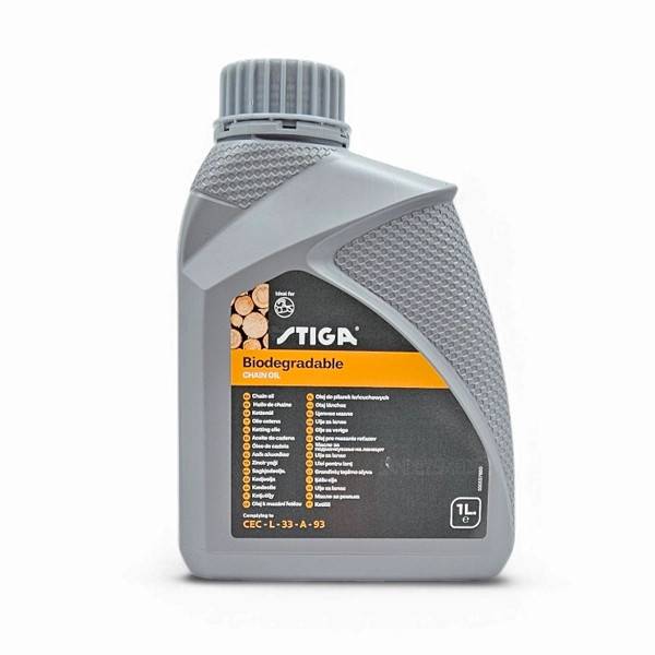 Stiga kædeolie, bionedbrydelig - 1L (1111-9276-01).