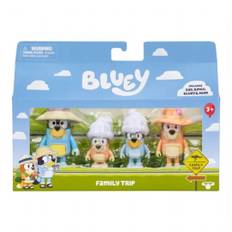 Bluey Figurer 4 pk. Familie Telt-tur Bluey Figursæt 176542