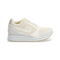 NO NAME för kvinnor. KNHAMSP Parko Jogger beige träningsskor i läder (39), Hud, Karta, Casual - Beige, Läder (39)