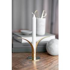 The Lily Candlestick, poleret messing