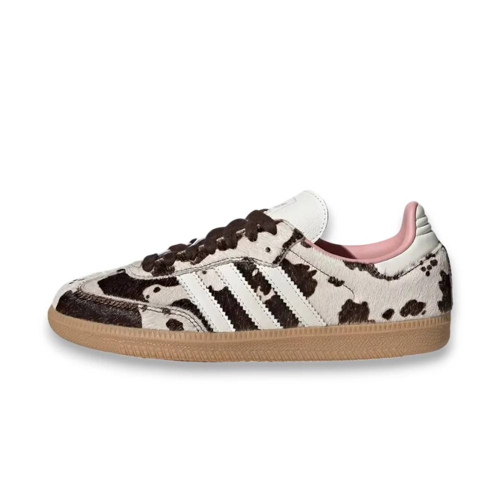 Adidas Samba OG Cow Print Sneakers - Træning - Herre - Sort - 38 EU - Læder