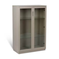 Aoko vitrinskåp beige - Beige
