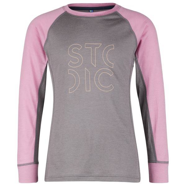 Stoic Kid's Merino180 BengtSt. L/S Merino undertøj Børn størrelse 152 farve grå