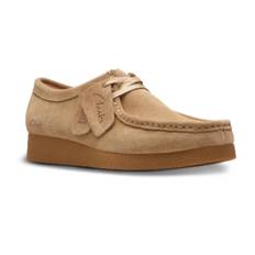 Clarks, Sko, Dame, Beige, 41 EU, Læder, Wallabee EVO Sko