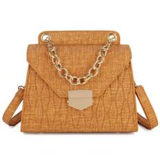 Ladies Bag Fashion All-match Large-capacity Hand-held One-shoulder Diagonal Small Square Bag orange