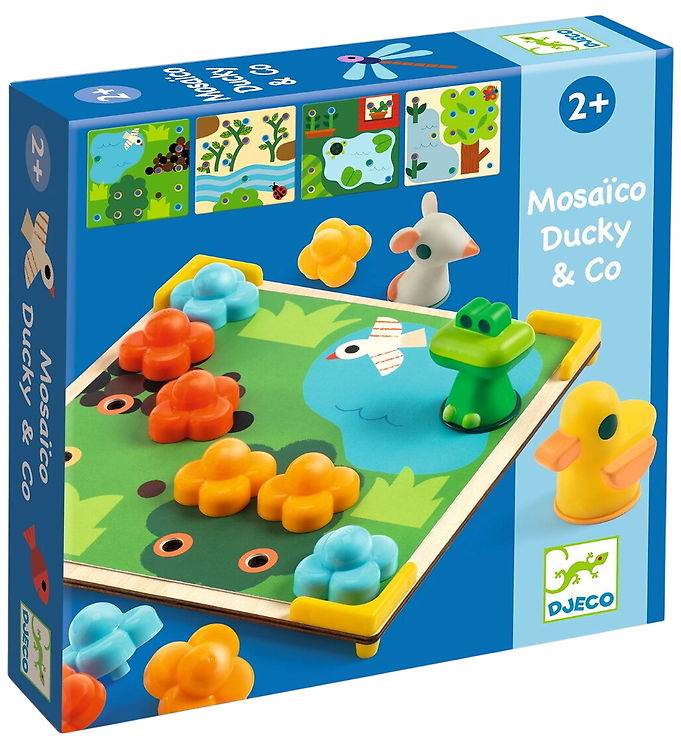 Djeco Mosaikset - Stickmosaik - Anka And Co - Djeco - One Size - Kreativt lekset