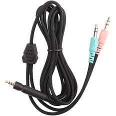 Udskiftningskabel til Sennheiser G4ME ONE GAME ZERO 373D GSP 350 / GSP 500 / GSP 600 Hovedtelefoner (PC-version 2 meter) XC black