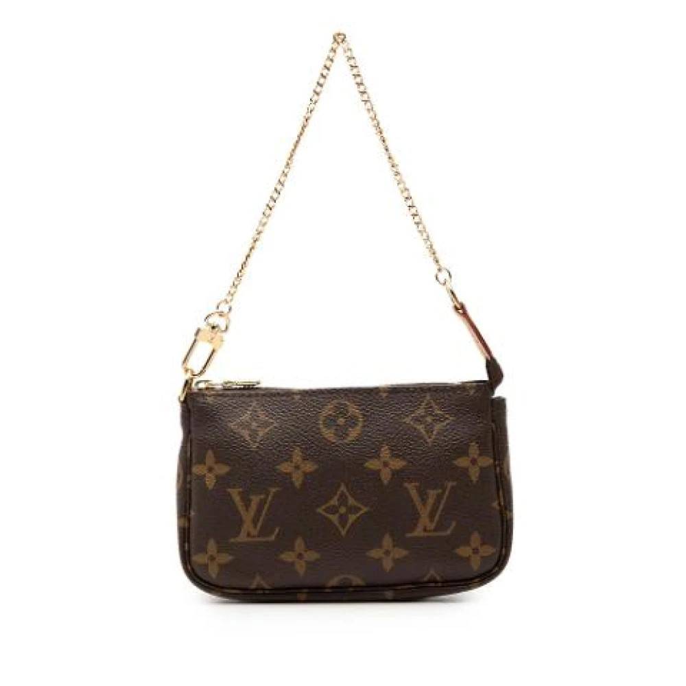 Louis Vuitton Vintage Pre-owned Mini Pochette Accessoires - Vintage - Dame - Brun - ONE SIZE - Uld