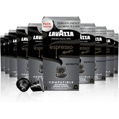 10 x pakker Lavazza Maestro Ristretto Aluminiums kapsler til Nespresso® (100 kapsler)