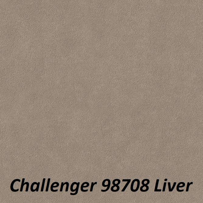 Hjort Knudsen - Hagen lænestol - Indbygget skammel - Challenger - Challenger 98708 Liver