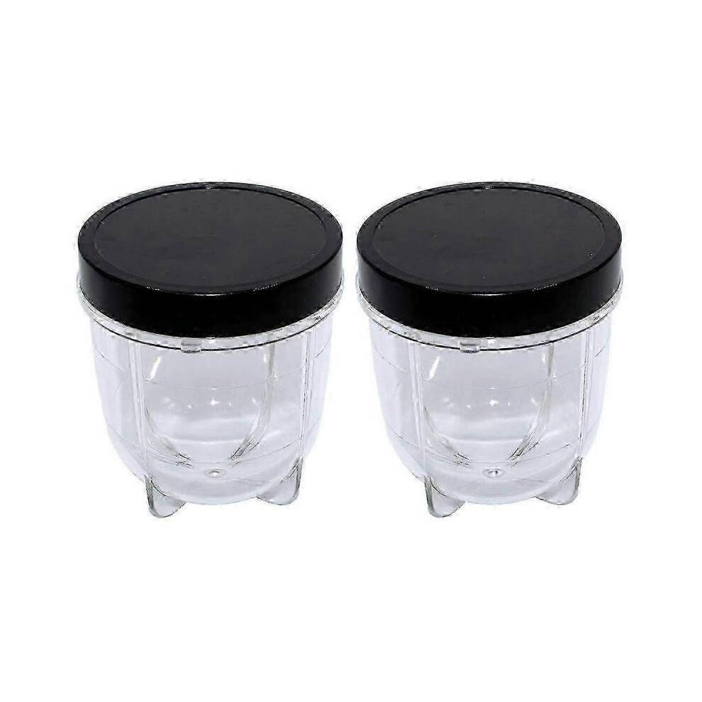 12oz Cup and Lid Replacement Set Compatible with Magic Bullet Blender MB1001 Models, Fits 250W Base, Spare Parts for Magic Bullet Cups
