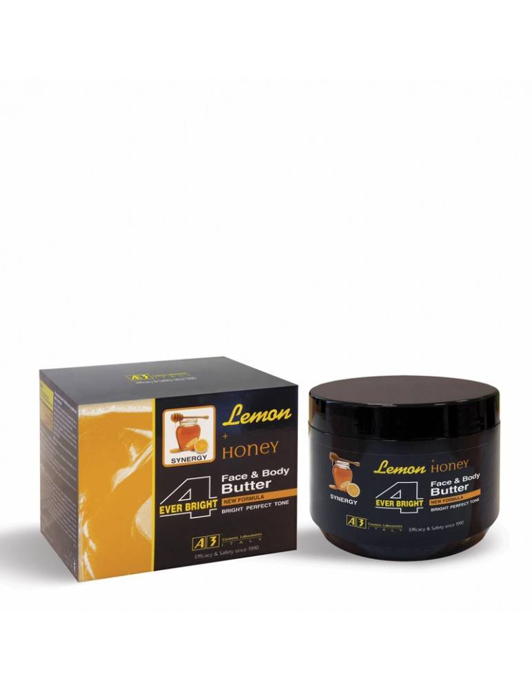 A3 Lemon + Honey face & body butter cream