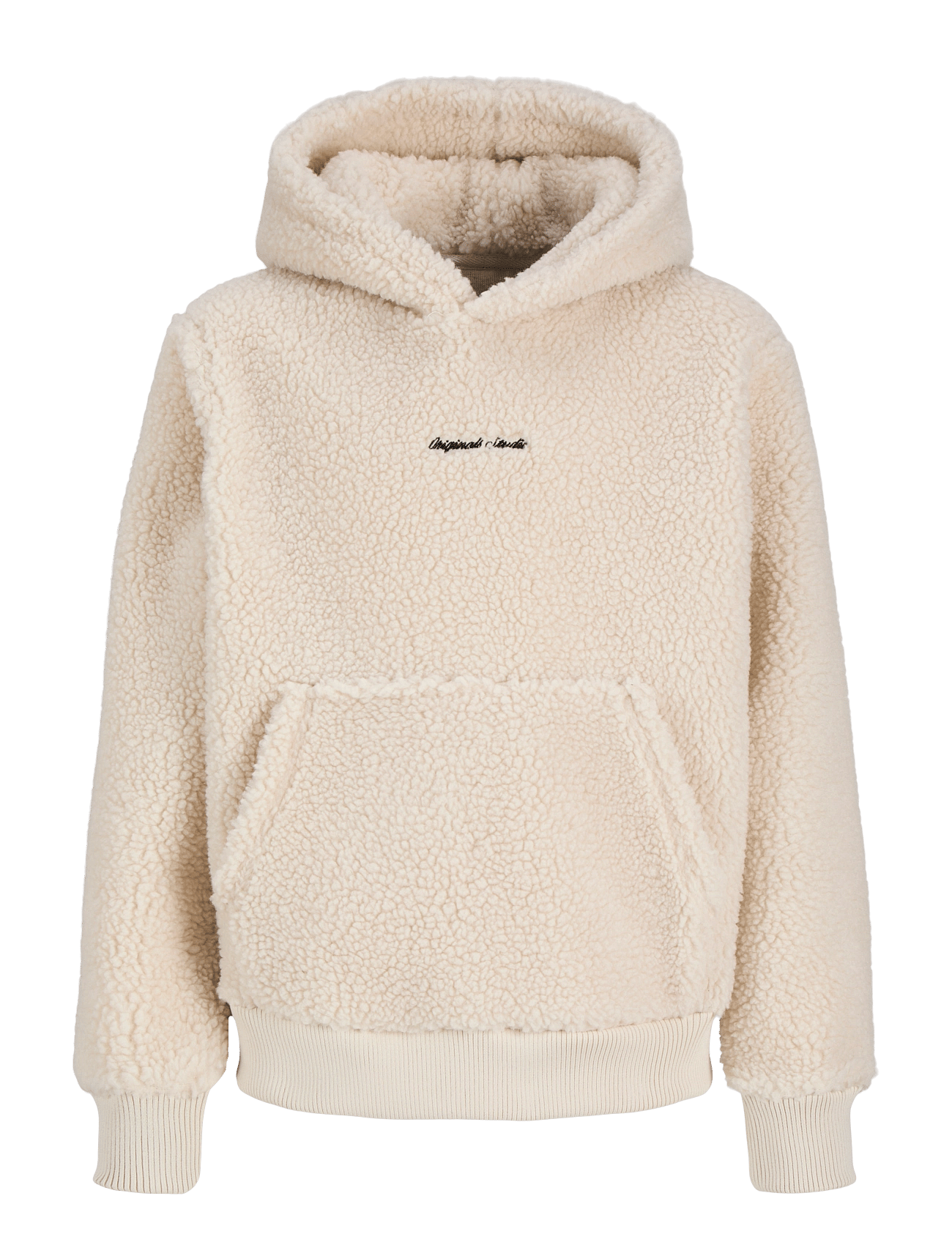 Jack & Jones Jornorrebro Emb Teddy Sweat Hood Jnr - Cream - 128
