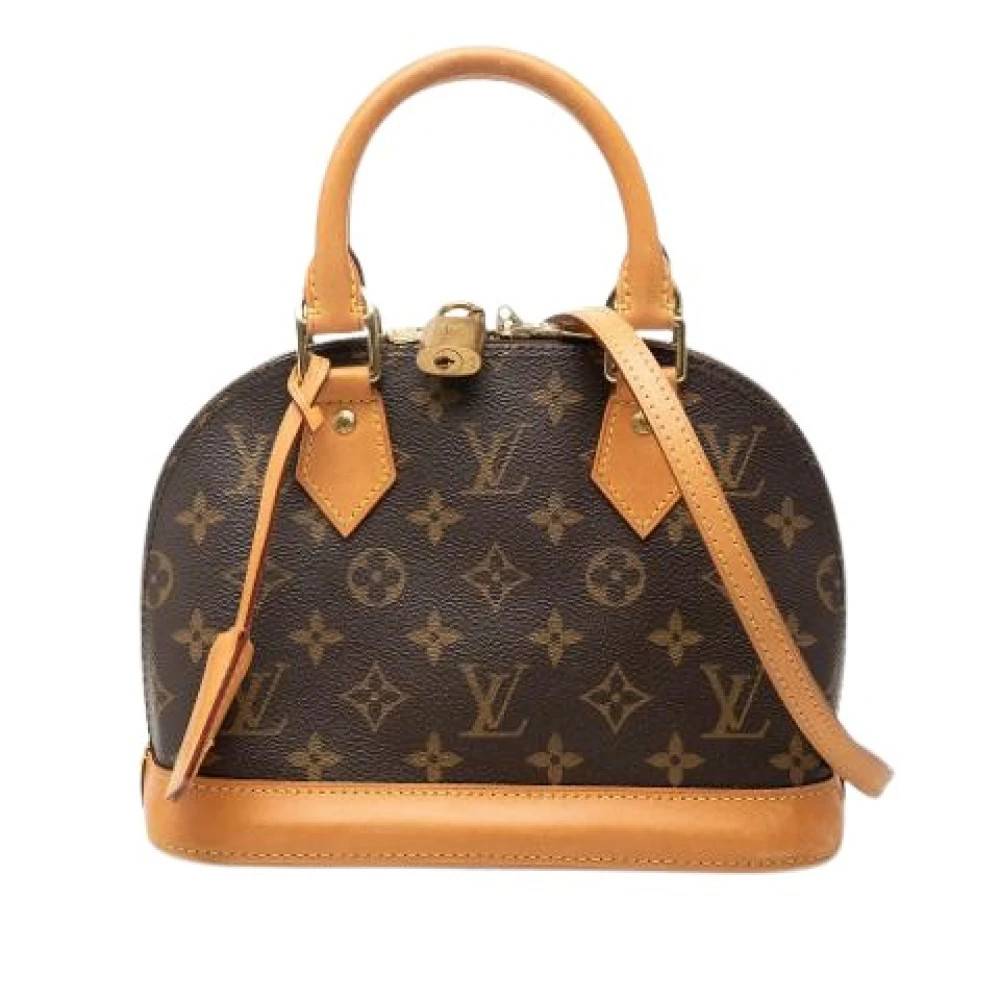 Louis Vuitton Vintage Pre-owned Alma BB - Vintage - Dame - Brun - ONE SIZE - Læder