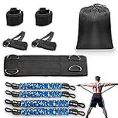 Resistance Bands for Men Exercise Power Punch Pro with Handles/Ankle Cuffs/Belt,MMA Boxing Equipment for Training at Home Full Body Fitness Workout Boxing Accessories for Boxer Thai Shadow Taekwondo